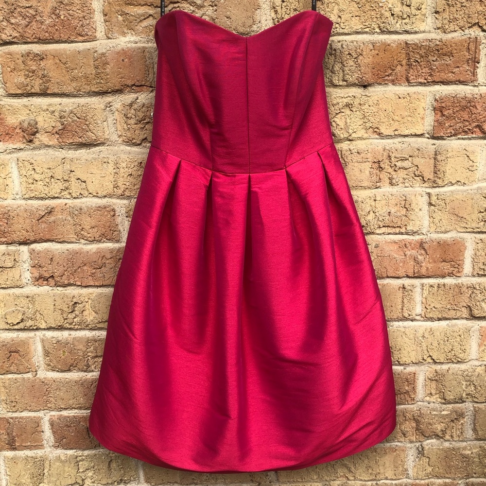 Alfred Sung - Pink Strapless Tulip Dress